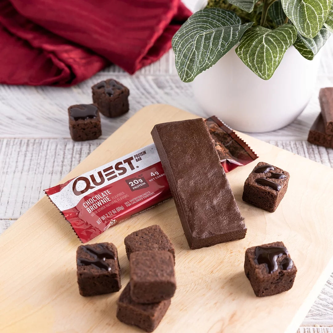 Quest Protein Bar, Chocolate Brownie, 20G Protein, 12 Ct