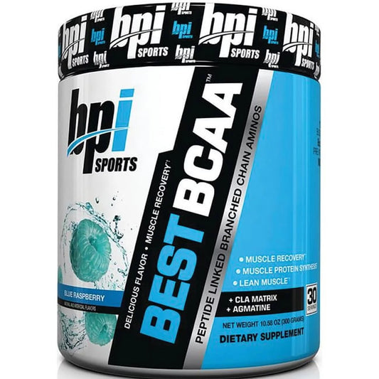 Best BCAA Powder, Blue Raspberry, 30 Servings