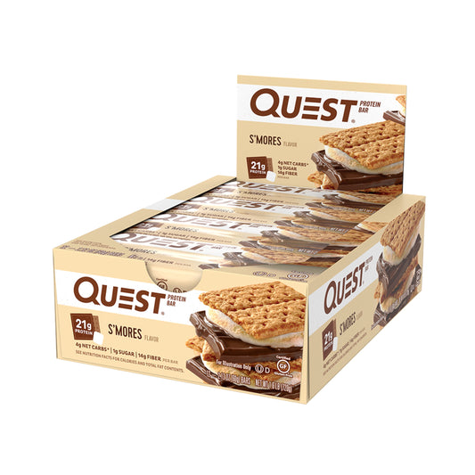 Quest Protein Bar, Smores, 20G Protein, 12 Ct