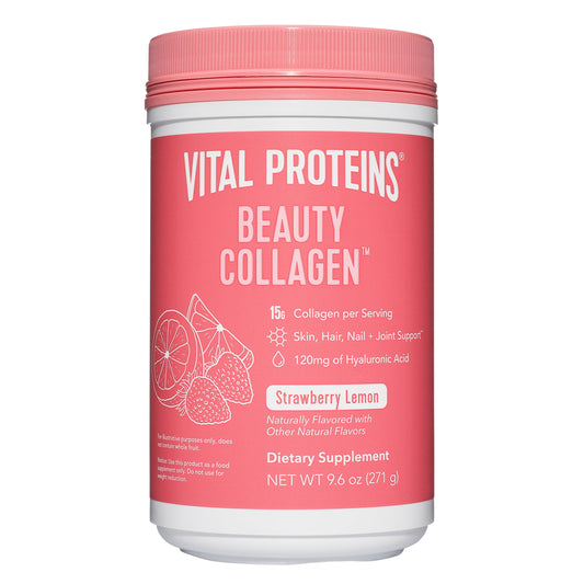 Beauty Collagen, 15G Collagen, Strawberry Lemon, 9.6Oz