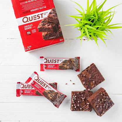 Quest Protein Bar, Chocolate Brownie, 20G Protein, 12 Ct